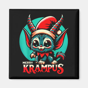 Aimant Joli Krampus joyeux Noël vacances 30’s Rétro Ca