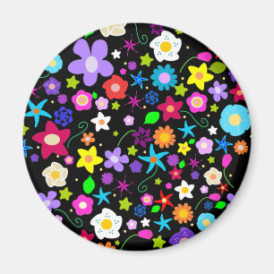 Aimant Joli motif de fleur