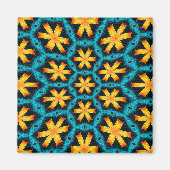 Aimant Joli Motif de fleurs Abstraites (Devant)