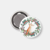 Aimant Joli Noël de Fox Woodland (Recto/Verso)