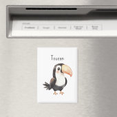 Aimant Joli oiseau animal toucan (In Situ (Lave-vaisselle))