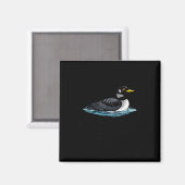 Aimant Joli Oiseau Loup Canadien Stupide (Recto/Verso)