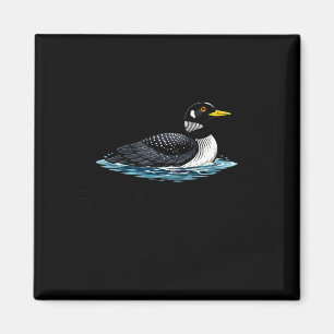 Aimant Joli Oiseau Loup Canadien Stupide