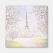 Aimant Joli Paris À Pastels (Devant)