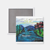 Aimant Joli paysage (Recto/Verso)