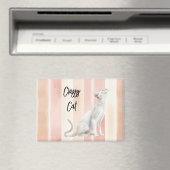 Aimant Joli Peach Pink Crème raypes Chat (In Situ (Lave-vaisselle))