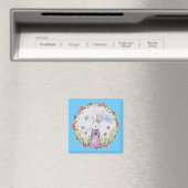 Aimant Joli petit lapin de Pâques aimanté (In Situ (Lave-vaisselle))