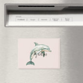 Aimant Joli rêve de dauphin pêche (In Situ (Lave-vaisselle))
