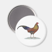 Aimant Joli Rooster d'alerte (Recto/Verso)