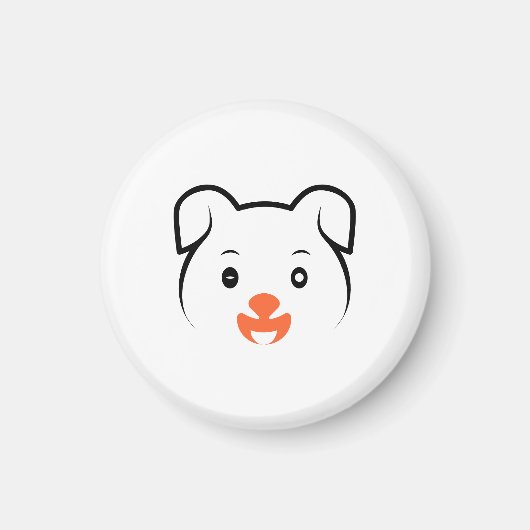 Aimant Joli rose (Devant)