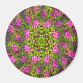 Aimant Joli rose Phlox tourbillon.... (Devant)