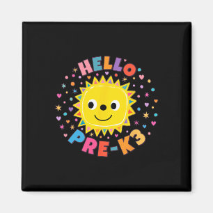 Aimant Joli Soleil Bonjour Pré-maternelle 3 
