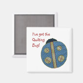 Aimant Joli style champêtre Quiloing Ladybug (Recto/Verso)