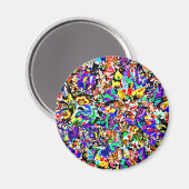 Aimant Joli tableau abstrait peint coque d'air iPad (Recto/Verso)