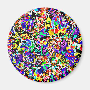 Aimant Joli tableau abstrait peint coque d'air iPad