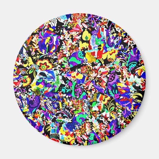 Aimant Joli tableau abstrait peint coque d'air iPad (Devant)