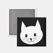 Aimant Joli Visage De Chat. (Recto/Verso)