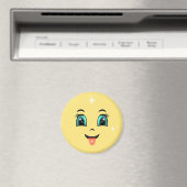 Aimant Joli visage Emoji (In Situ (Lave-vaisselle))