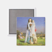 Aimant Jolie Baa Lambs par Ford Madox Brown (Recto/Verso)