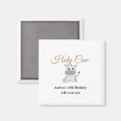 Aimant Jolie ferme de vache sainte animal anniversaire aj (Recto/Verso)