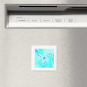 Aimant Jolie Fleur Bleue (In Situ (Lave-vaisselle))