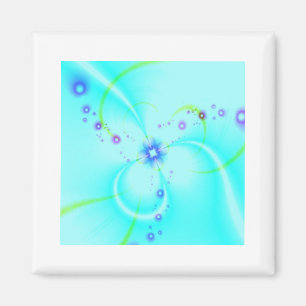 Aimant Jolie Fleur Bleue