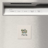 Aimant Jolie illustration de Paris (In Situ (Lave-vaisselle))