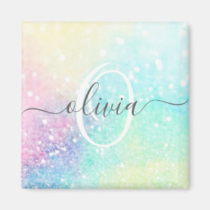 Aimant Jolie Parties scintillant Holographique Iridescent