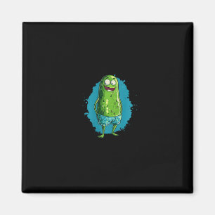 Aimant Jolie Pickle De Natation En Maillot De Bain Pour P