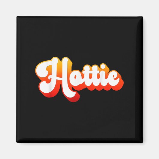 Aimant Jolie Rétro Vintage Coquine (Devant)