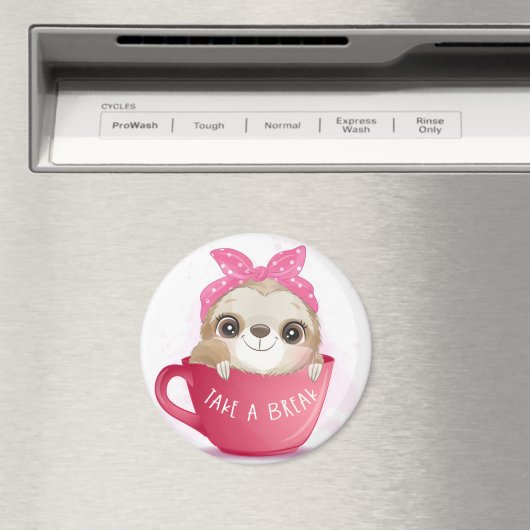 Aimant Jolie Sloth (In Situ (Lave-vaisselle))