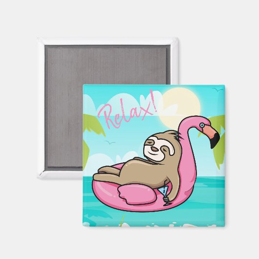 Aimant Jolie Sloth (Recto/Verso)