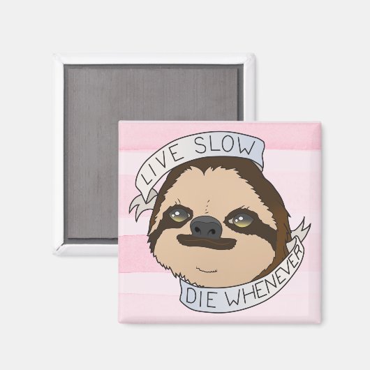Aimant Jolie Sloth (Recto/Verso)