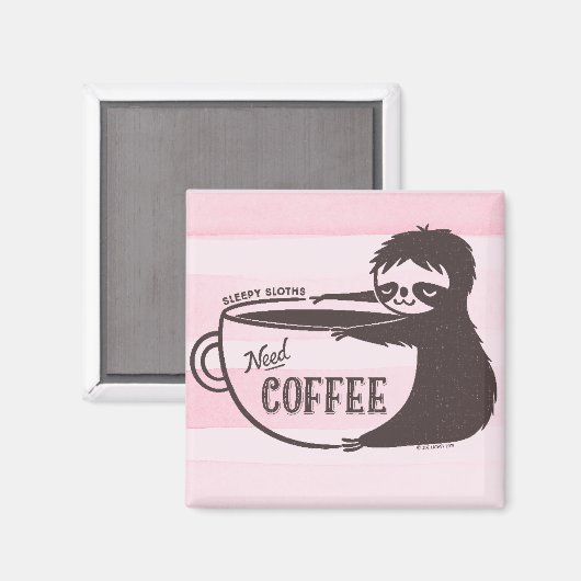 Aimant Jolie Sloth (Recto/Verso)