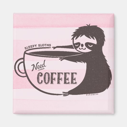 Aimant Jolie Sloth (Devant)