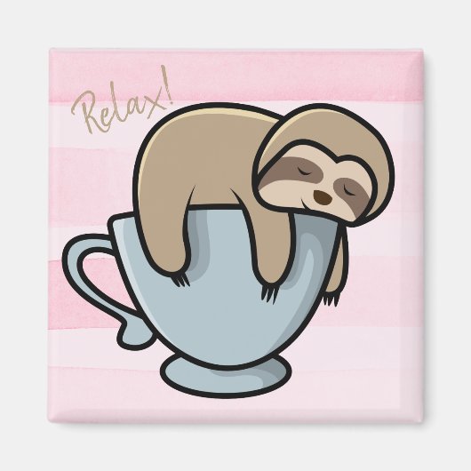 Aimant Jolie Sloth (Devant)