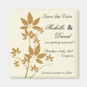 Aimant Jolie succursale -Magnet Réservez la date