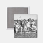Aimant Jolies filles golfeuses, années 1920 (Recto/Verso)