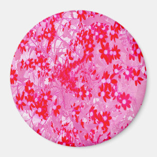 Aimant Jolies fleurs rouges