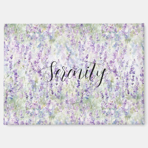 Aimant Jolies Fleurs Violettes