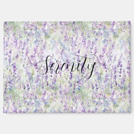 Aimant Jolies Fleurs Violettes (Recto)