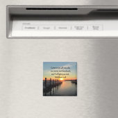 AIMANT JOLIMENT MATTHEW 11:28 SCRIPTURE DU COUCHER DE SOL (In Situ (Lave-vaisselle))