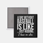 Aimant Jolis sports de baseball (Recto/Verso)