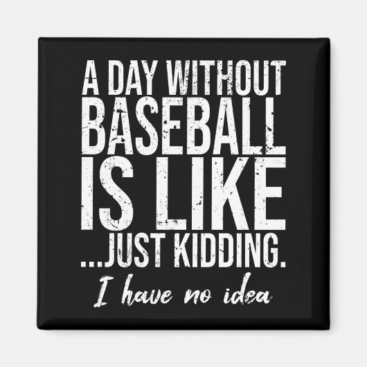 Aimant Jolis sports de baseball (Devant)