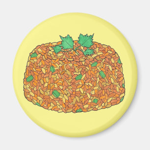 Aimant Jollof Rice Nigérian Ghanaian West African Food