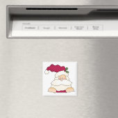 Aimant Jolly Père Noël Tshirts et cadeaux (In Situ (Lave-vaisselle))