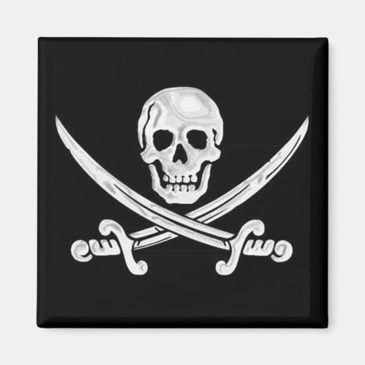 Aimant Jolly roger (Devant)