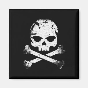 Aimant Jolly roger Pirate Crâne Et Crossbones Drapeau Hal