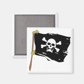 Aimant Jolly Roger Pirate Flag (Recto/Verso)