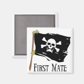 Aimant Jolly roger premier mariage (Recto/Verso)